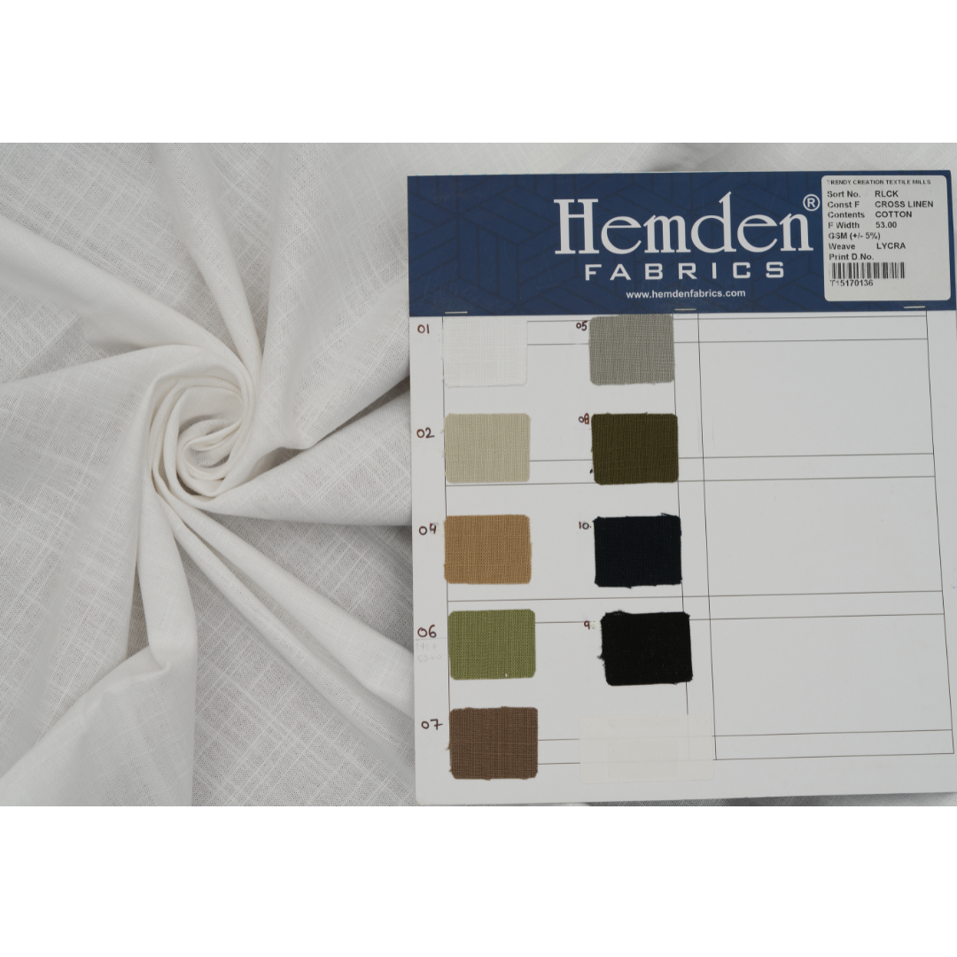 RL CK Cross Linen